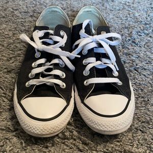 Women Double Tongue ALL STAR Converse low top